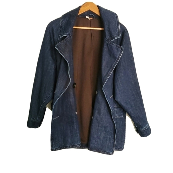 NEW Free People Denim Dolman Jacket